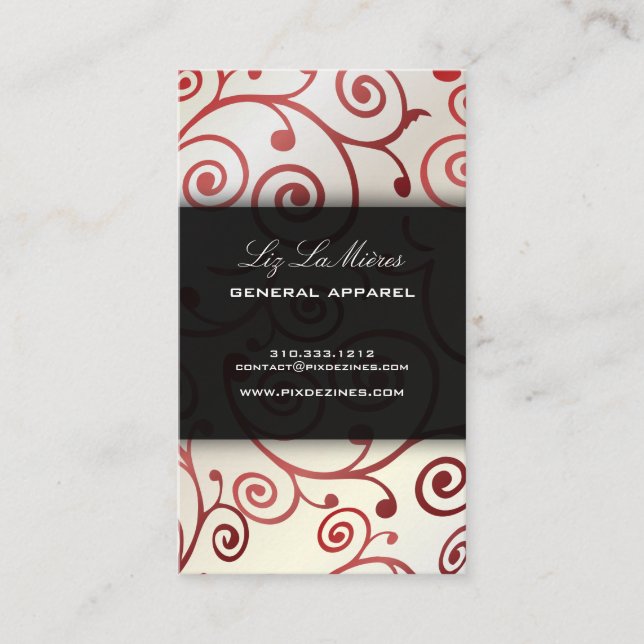 PixDezines-muffinsar roterar + röd ruby Visitkort (Framsida)