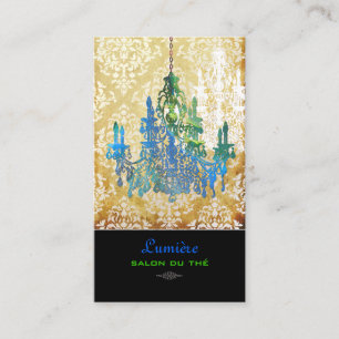 PixDezines murano glass chandeliers/DIY typsnitt Visitkort