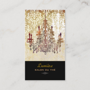 PixDezines murano glass chandeliers/DIY typsnitt Visitkort