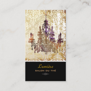PixDezines murano glass chandeliers/DIY typsnitt Visitkort
