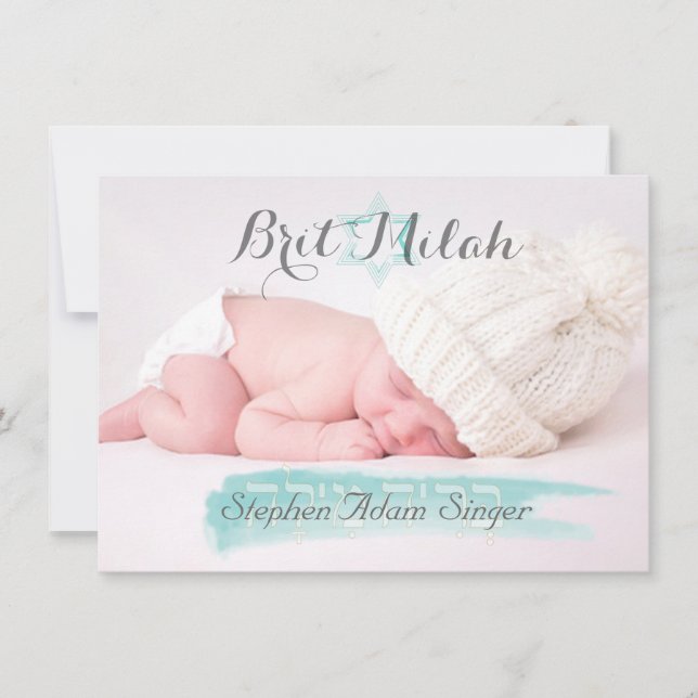 PixDezines muta milah/foto ram+stjärnor/diy färg Inbjudningar (Framsida)