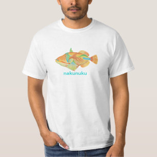 PixDezines nakunuku hawaiiansk fisk T-shirt