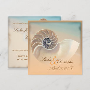 PixDezines NAUTILUS-INVITATIONER Inbjudningar