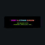 PixDezines Neon Färg B'nai Mitzvah-etikett Returadress Etikett<br><div class="desc">PixDezines neon färger för B'nai Mitzvah returetiketter. färg och typsnitt. ✡ Copyright © 2008-2021 PixDezines.com™. Alla höger reserverade.</div>