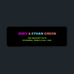 PixDezines Neon Färg B'nai Mitzvah-etikett Returadress Etikett<br><div class="desc">PixDezines neon färger för B'nai Mitzvah returetiketter. färg och typsnitt. ✡ Copyright © 2008-2021 PixDezines.com™. Alla höger reserverade.</div>