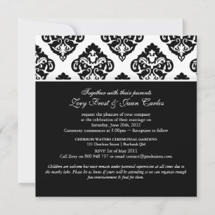 PixDezines Olivia Damask Inbjudningar