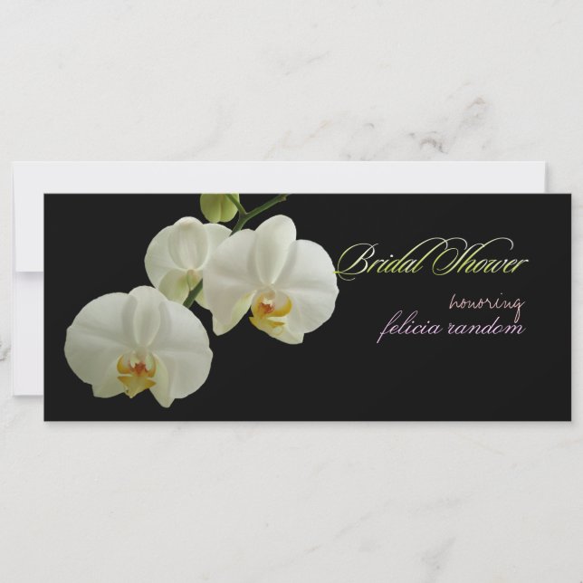PixDezines orchids/phalaenopsis Inbjudningar (Framsida)