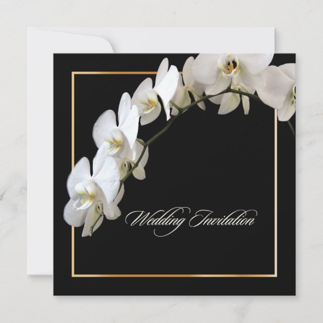PixDezines orchids/phalaenopsis Inbjudningar (Framsida)