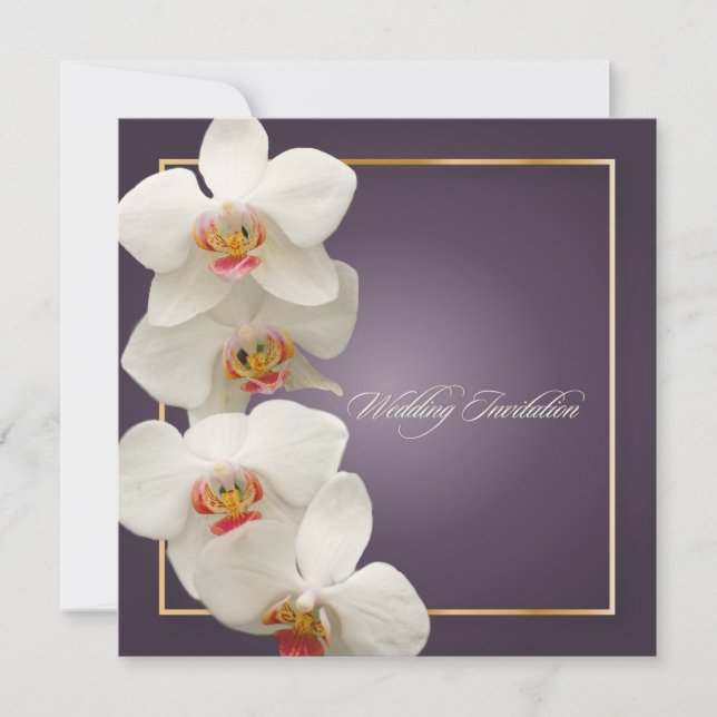 PixDezines orchids/phalaenopsis Inbjudningar (Framsida)