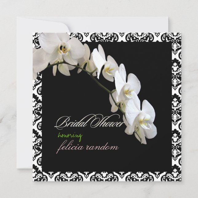 PixDezines orchids/phalaenopsis Inbjudningar (Framsida)