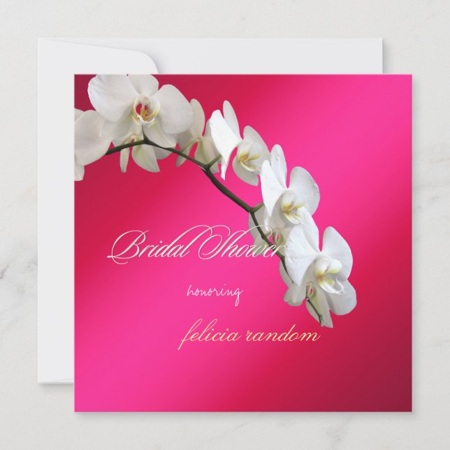 PixDezines orkidéer/phalaenopsis Inbjudningar (Framsida)