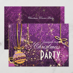 PixDezines-ORNAMN+SPARKLING JULGRAN/DIY Inbjudningar