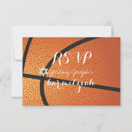 PixDezines OSA Basketball Pub Mitzvah ✡ Inbjudningar