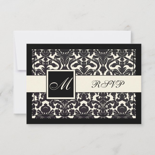 PixDezines osa Black Flora Damask/DIY färg (Framsida)