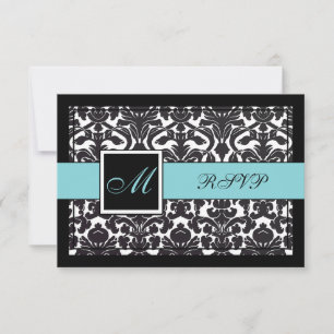 PixDezines osa Black Flora Damask/DIY färg Kort