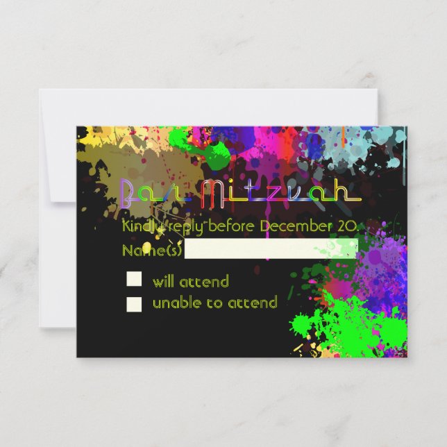 PixDezines osa color bollar/neon ljus/mitzvah (Framsida)