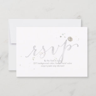 PixDezines OSA Dazzled/Faux White Guld Kort