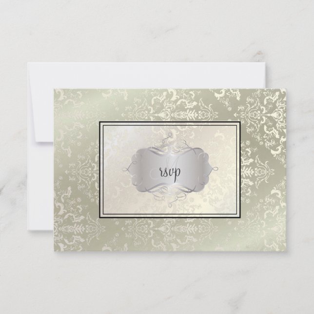 PixDezines osa Étienne Damask Kort (Framsida)