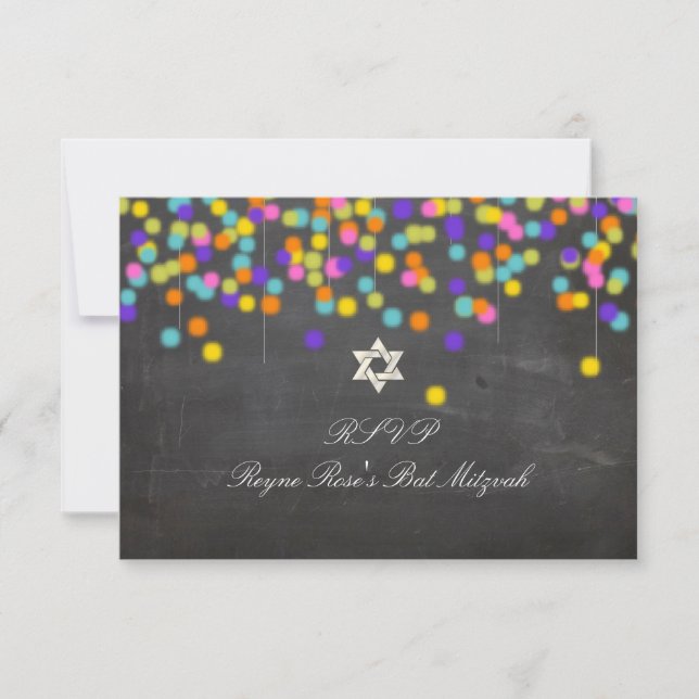 PixDezines osa fiesta+chalkboard/bat mitzvah (Framsida)