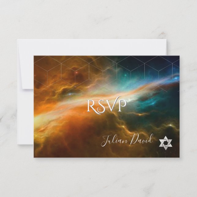 PixDezines OSA Galaxy Space Pub Mitzvah ✡ (Framsida)