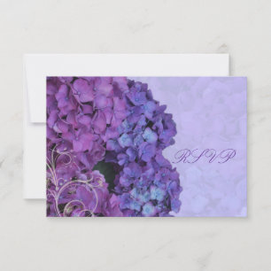 PixDezines OSA Hydrangea, blått Kort