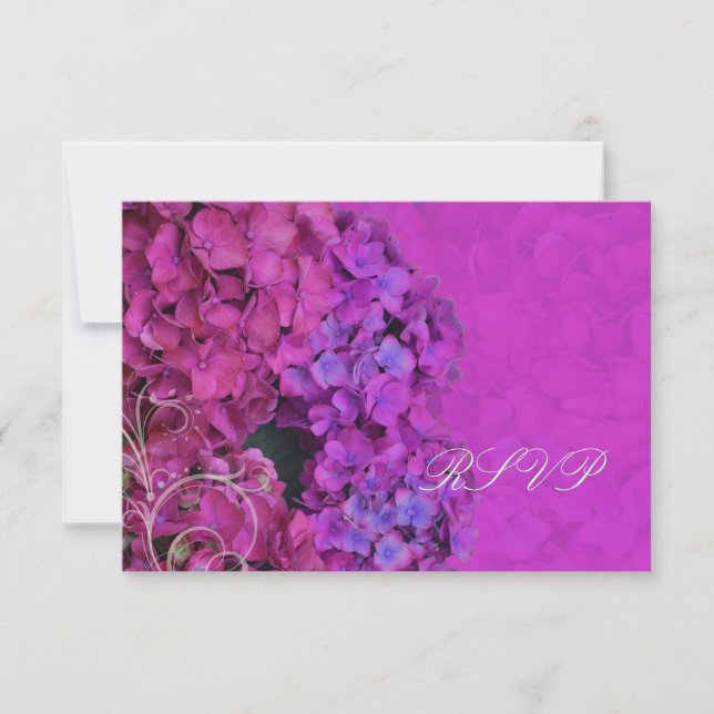 PixDezines OSA Hydrangea, magenta Kort (Framsida)