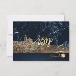 PixDezines OSA Jerusalem Wall Pub Mitzvah ✡ Kort