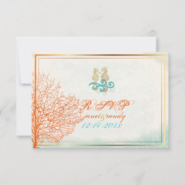 PixDezines osa maui coral+seahorse, stranden party (Framsida)