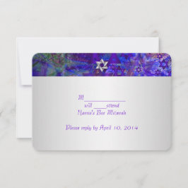PixDezines osa/mod stars/Mitzvah/violet/silver OSA Kort