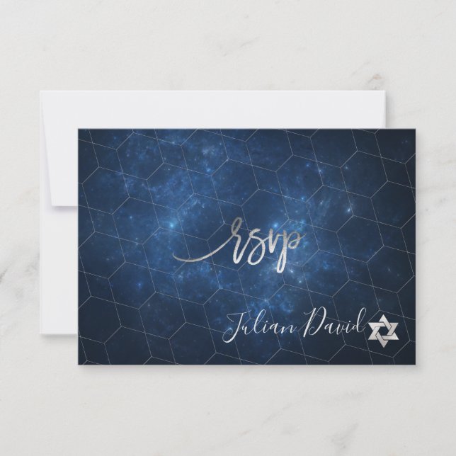 PixDezines OSA Nebula Galaxy Space Pub Mitzvah ✡ (Framsida)