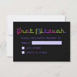 PixDezines OSA Neon Sign B'not Mitzvah