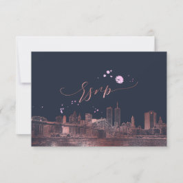 PixDezines OSA NYC Skyline/Faux Ro Guld