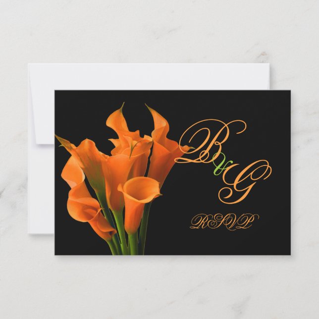 PixDezines osa orange calla lily/DIY-bakgrund (Framsida)