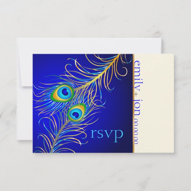 PixDezines OSA psychedelic peace/kobolt blue Kort (Framsida)