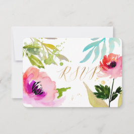 PixDezines OSA Watercolor Blommigt/Rosa