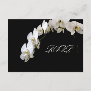 PixDezines osa White orchid Kort