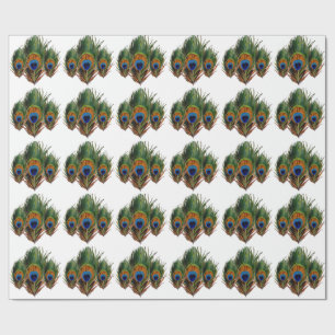 PixDezines peacock-ludd/dyy-bakgrund Presentpapper