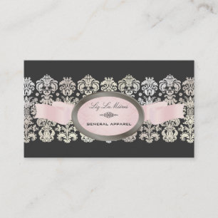 PixDezines pearl, Isabella Snöre Damask/DIY färg! Visitkort