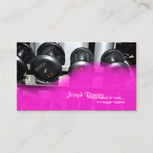 PixDezines Personal Trainer Visitkort