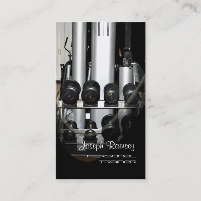 PixDezines Personlig tränare Visitkort (Framsida)