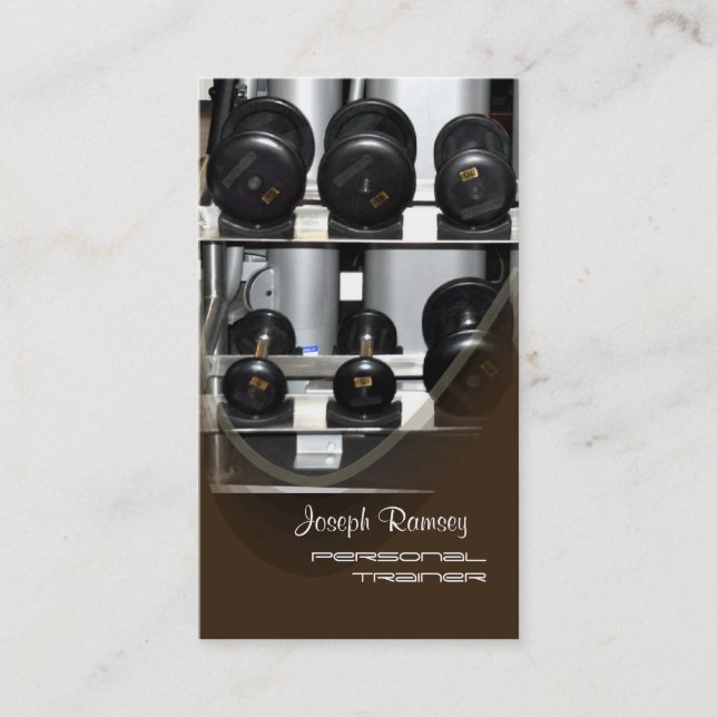 PixDezines Personlig tränare Visitkort (Framsida)