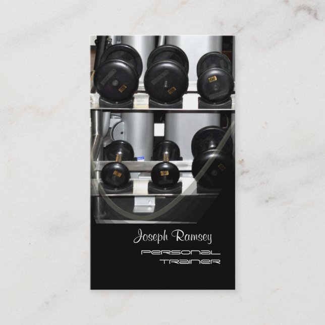 PixDezines Personlig tränare Visitkort (Framsida)