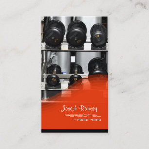 PixDezines Personlig tränare Visitkort