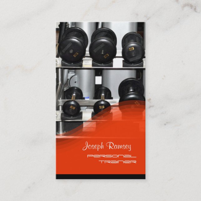 PixDezines Personlig tränare Visitkort (Framsida)