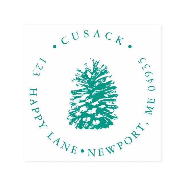 PixDezines Pinecone Självfärgande Stämpel (Design)