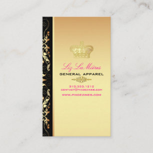 PixDezines Pique Damask + Marie Antoinette-etikett Visitkort