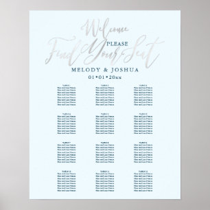 PixDezines Platinum Calligraphy, Sittdiagram Poster