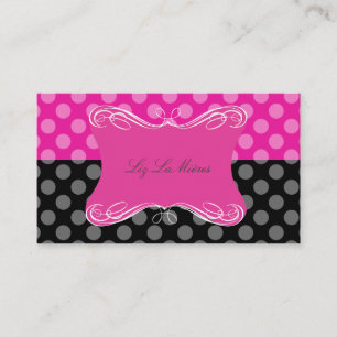 PixDezines, Polka dots Visitkort