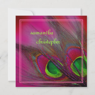 PixDezines psychedelic fredsock/shock rosa Inbjudningar