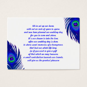 PixDezines psychedelic peace/kobolt blue Visitkort